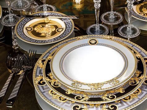 versace round table|Versace dinnerware.